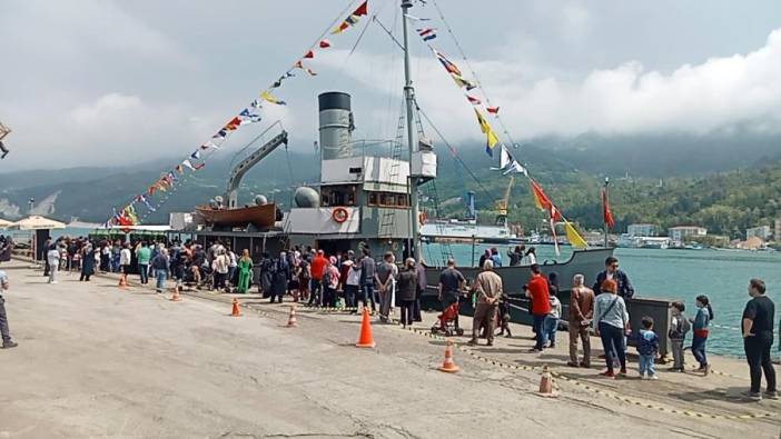 Nusret Mayın Gemisi Kastamonu'da ziyarete açıldı