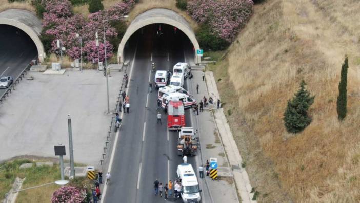 İzmir'de otoyol tünelindeki yangında yaralı sayısı 25'e yükseldi