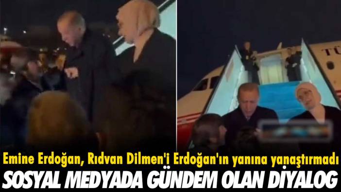 Sosyal medyada gündem olan diyalog: Emine Erdoğan, Rıdvan Dilmen'i Erdoğan'ın yanına yanaştırmadı