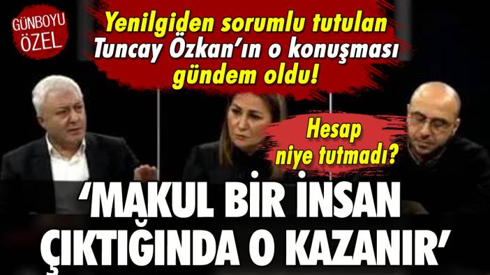 Tuncay Özkan'ın seçimden önceki konuşması gündem oldu!