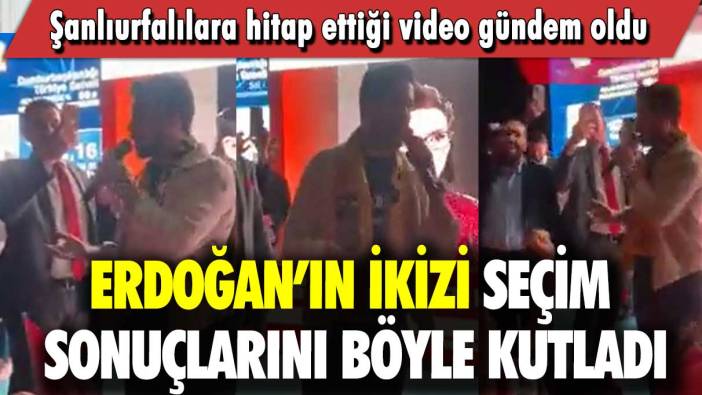 Erdoğan’ın ikizi seçim sonuçlarını böyle kutladı: Şanlıurfalılara hitap ettiği video gündem oldu