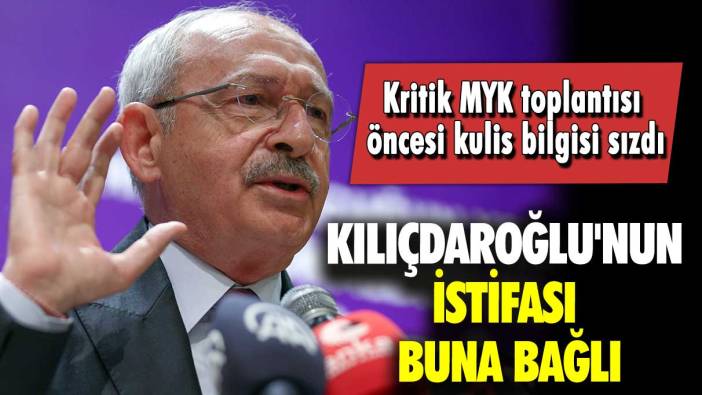 Kılıçdaroğlu'nun istifası buna bağlı: Kritik MYK toplantısı öncesi kulis bilgisi sızdı