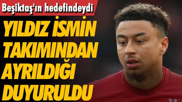Beşiktaş'ın hedefindeki isim Premier Lig'den ayrıldı