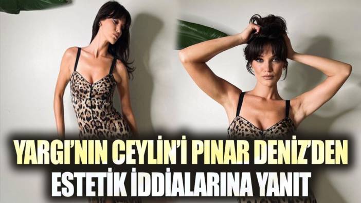 Yargı'nın Ceylin'i Pınar Deniz'den estetik iddialarına yanıt