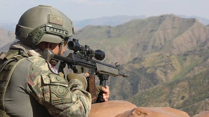 MSB: Irak'ta PKK'nın makineli tüfekleri ele geçirildi