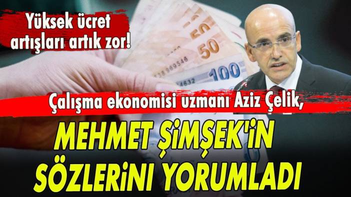 Çalışma ekonomisi uzmanı Aziz Çelik Mehmet Şimşek'in sözlerini yorumladı!