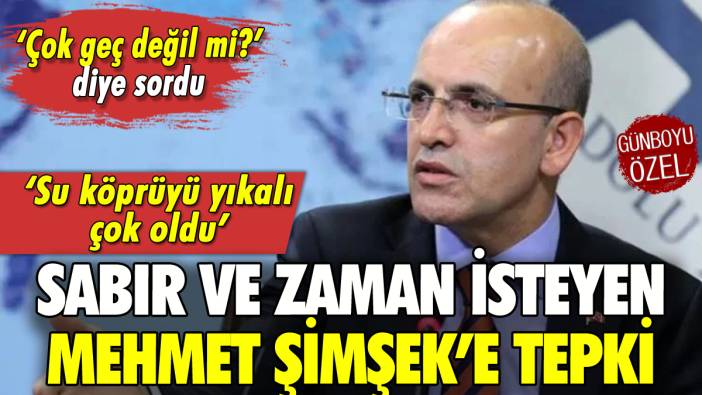 Mehmet Şimşek'e Durmuş Yılmaz'dan tepki