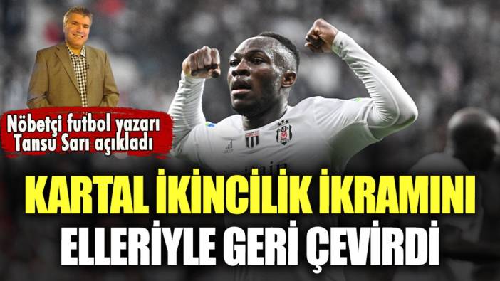 Beşiktaş, ikincilik ikramını geri çevirdi: Tansu Sarı, Mert Günok'un ikramını yazdı