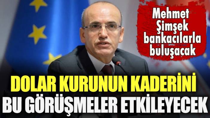 Dolar kurunun kaderini bu toplantı belirleyecek: Mehmet Şimşek ile bankacılar görüşecek