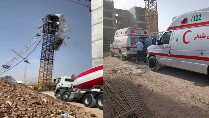 Irak’ta inşaatta vinç devrildi: 3 ölü