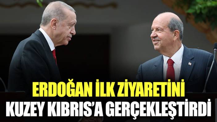 Erdoğan yeni görev döneminin ilk ziyaretini Kuzey Kıbrıs'a gerçekleştirdi: "Mavi Vatan emin ellerdedir"