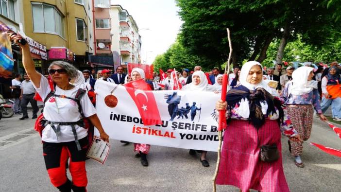 Kastamonu'da İstiklal Yolu Yürüyüşü tamamlandı