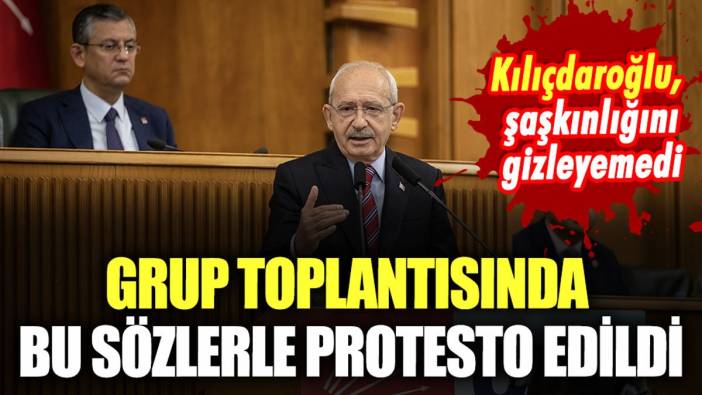 Kılıçdaroğlu'na grup toplantısında protesto: Yanıt vermeden geçiştirdi