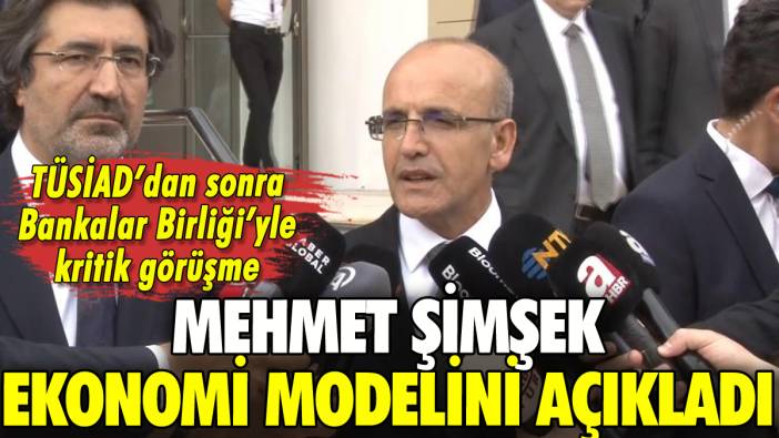 Mehmet Şimşek ekonomi modelini açıkladı