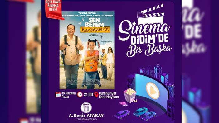 Didim'de Babalar Günü için sinema etkinliği