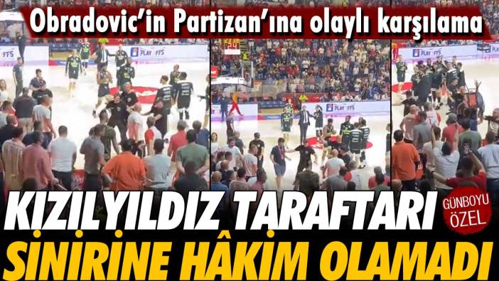Obradovic’in Partizan’ına olaylı karşılama: Kızılyıldız taraftarı sinirine hâkim olamadı