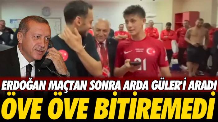 Erdoğan maçtan sonra Arda Güler'i telefonla aradı, öve öve bitiremedi