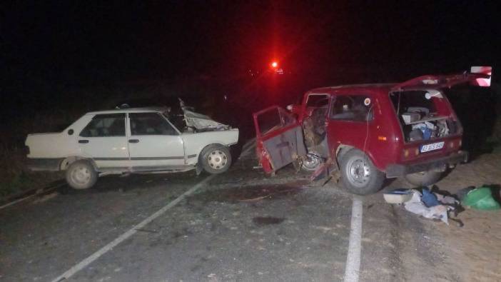Kırklareli'de feci kaza! 2 kişi hayatını kaybetti