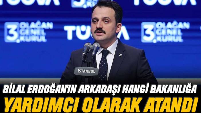 Bilal Erdoğan'ın arkadaşı hangi bakanlığa yardımcı olarak atandı