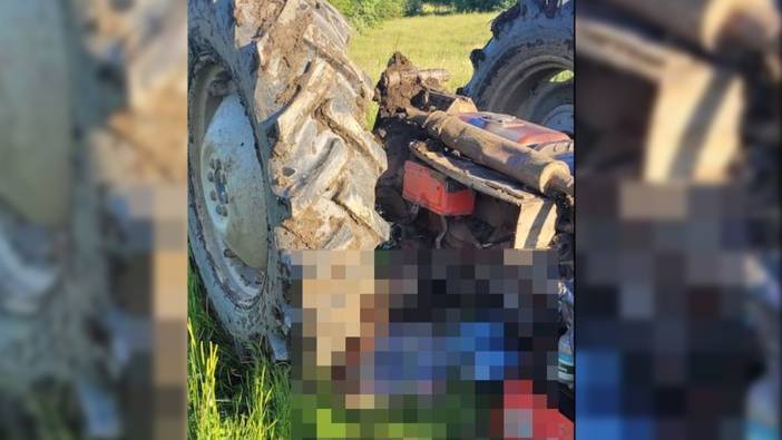Kastamonu'da traktör devrildi: Yaşlı adam can verdi
