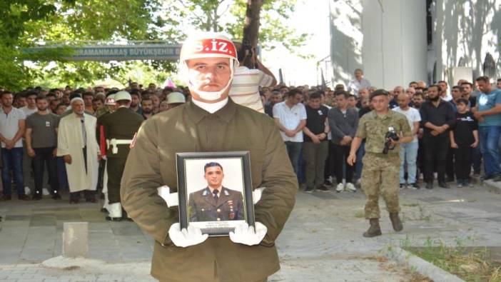 Trafik kazasında can veren astsubaya Kahramanmaraş'ta acı veda