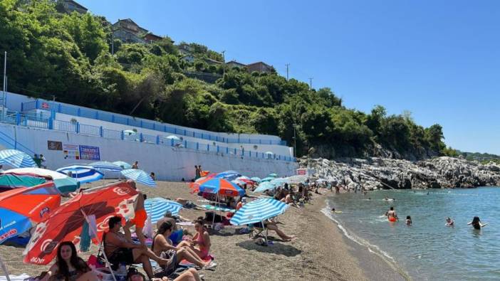 Zonguldak'ta sıcaklar plaja kaçırdı