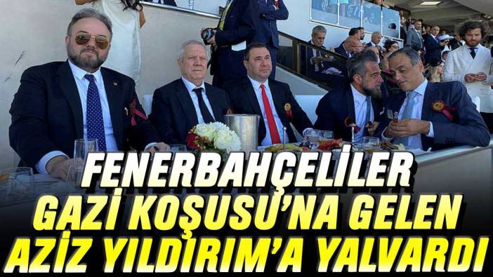 Fenerbahçeliler, Gazi Koşusu’na gelen Aziz Yıldırım’a yalvardı