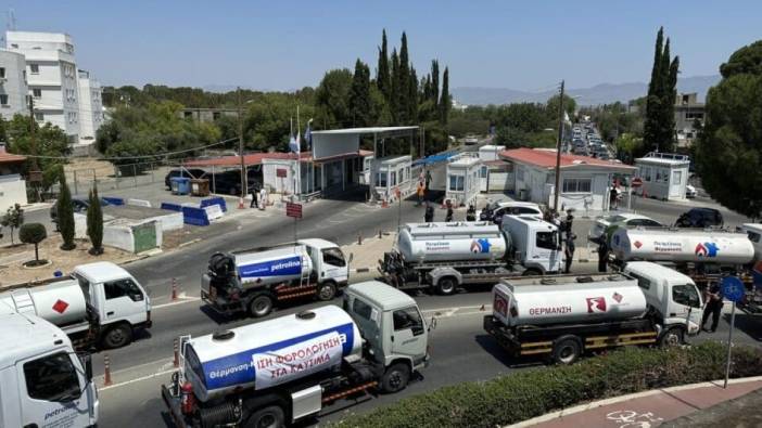 Güney Kıbrıs'ta 'Neden KKTC'den benzin aldınız' gerilimi!