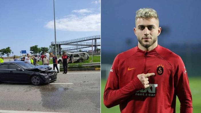 Galatasaray'ın genç yıldızı Barış Alper Yılmaz trafik kazası geçirdi