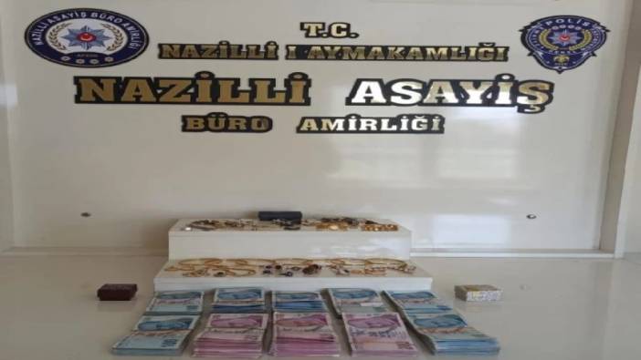 Aydın'da 2 milyon TL'lik hırsızlık şüphelisi yakalandı! O anlar kamerada