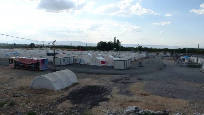 Malatya’da çadır kentte taciz iddiası! 1 kişi gözaltına alındı