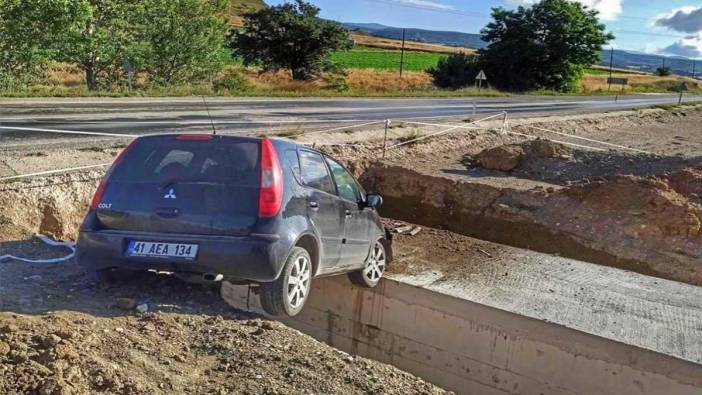 Kastamonu'da otomobil kanala düştü: Yaralılar var