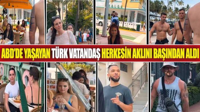 ABD'de yaşayan Türk vatandaş herkesin aklını başından aldı