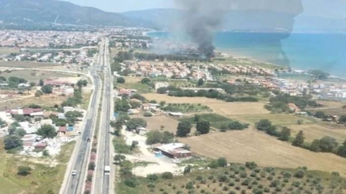 İzmir Seferihisar'da yangın