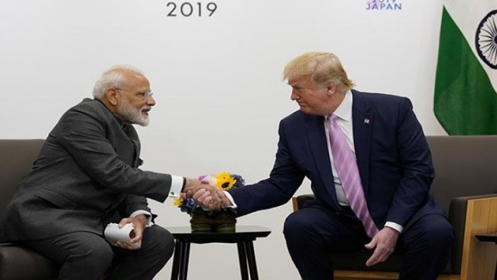 Narendra Modi ile Trump Keşmir'i görüştü