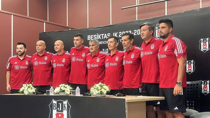 Beşiktaş'ta Şenol Güneş ve yardımcısı Burak Yılmaz'dan ilk basın toplantısı
