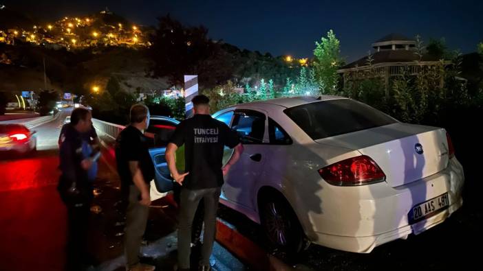 Tunceli’de otomobil kaza yaptı! Sürücü kayıplara karıştı