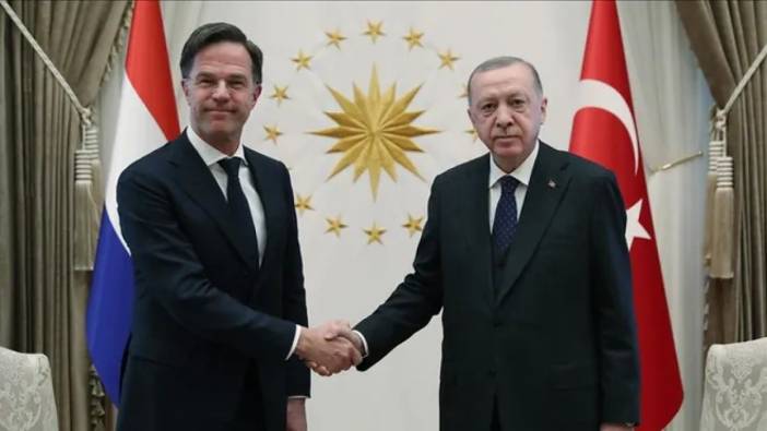 Hollanda Başbakanı Erdoğan ile görüştü