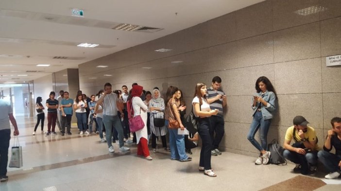 İstanbul Adliyesi'nde sınav yoğunluğu
