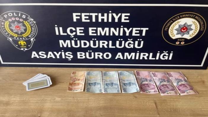 Fethiye'de iş yerinde kumar oynayan 4 kişiye para cezası kesildi