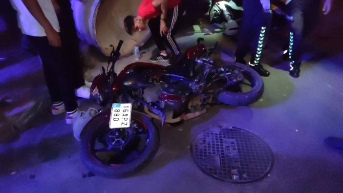İki motosiklet çarpıştı 5 kişi yaralandı!
