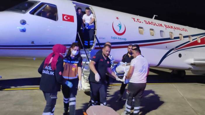Hac için gittiği Arabistan'da rahatsızlandı, ambulans uçakla Türkiye'ye getirildi