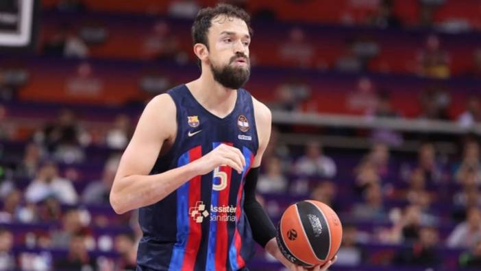 Milli basketbolcu Sertaç Şanlı, Barcelona'ya veda etti