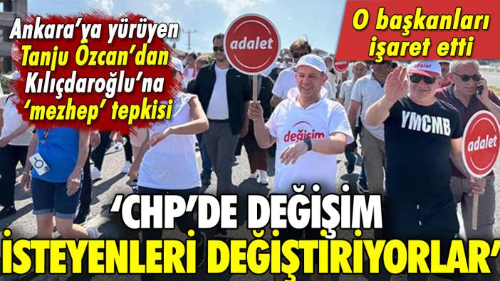 Tanju Özcan: 'CHP'de değişim isteyenleri değiştiriyorlar'