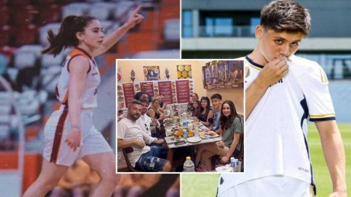 Real Madrid'in yıldızı Arda Güler ailesi ve sevgilisiyle yemekte!