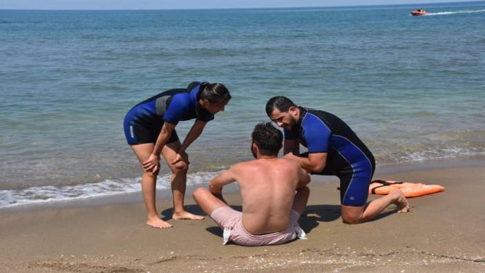 Sinop'ta boğulma tatbikatı: Flama ayrıntısı ortaya çıktı!