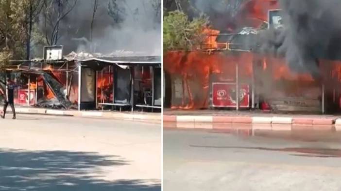 Çukurova Üniversitesi'nde yangın paniği