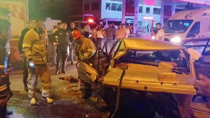 Kırıkkale'de korkunç kaza: 4 yaralı