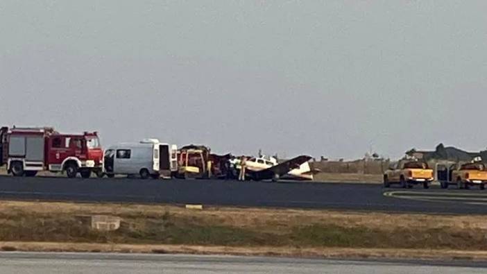 Atatürk Havalimanı’nda uçak kırım geçirdi
