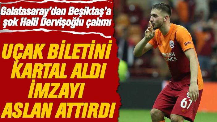 Galatasaray’dan Beşiktaş’a şok Halil Dervişoğlu çalımı: Uçak biletini Kartal aldı, imzayı Aslan attırdı